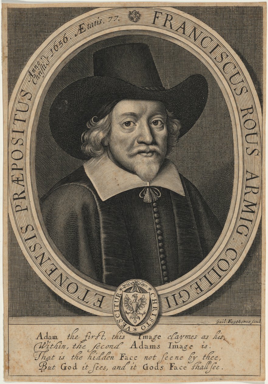 Francis Rous od William Faithorne