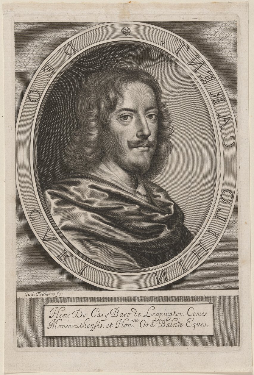 Henry Carey, hrabě z Monmouthu od William Faithorne
