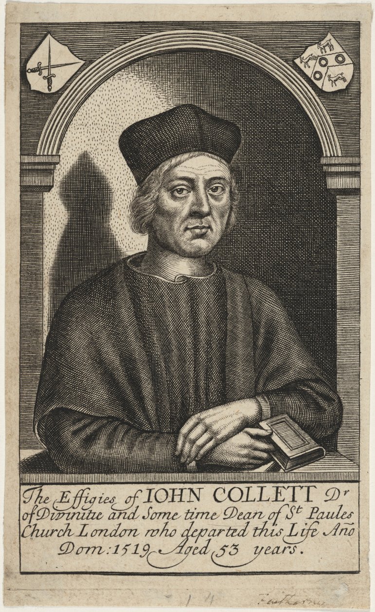 John Colet, D.D. od William Faithorne