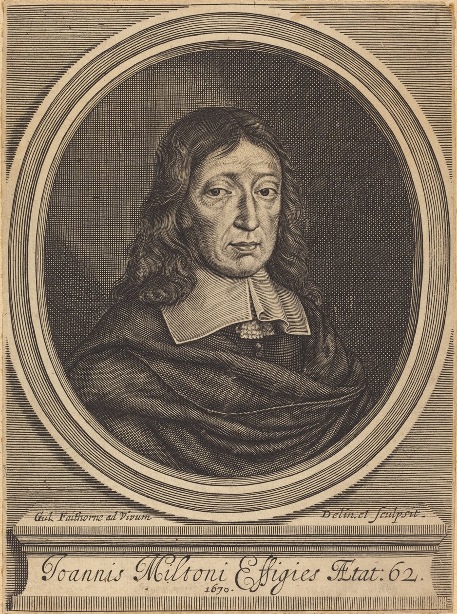 John Milton od William Faithorne