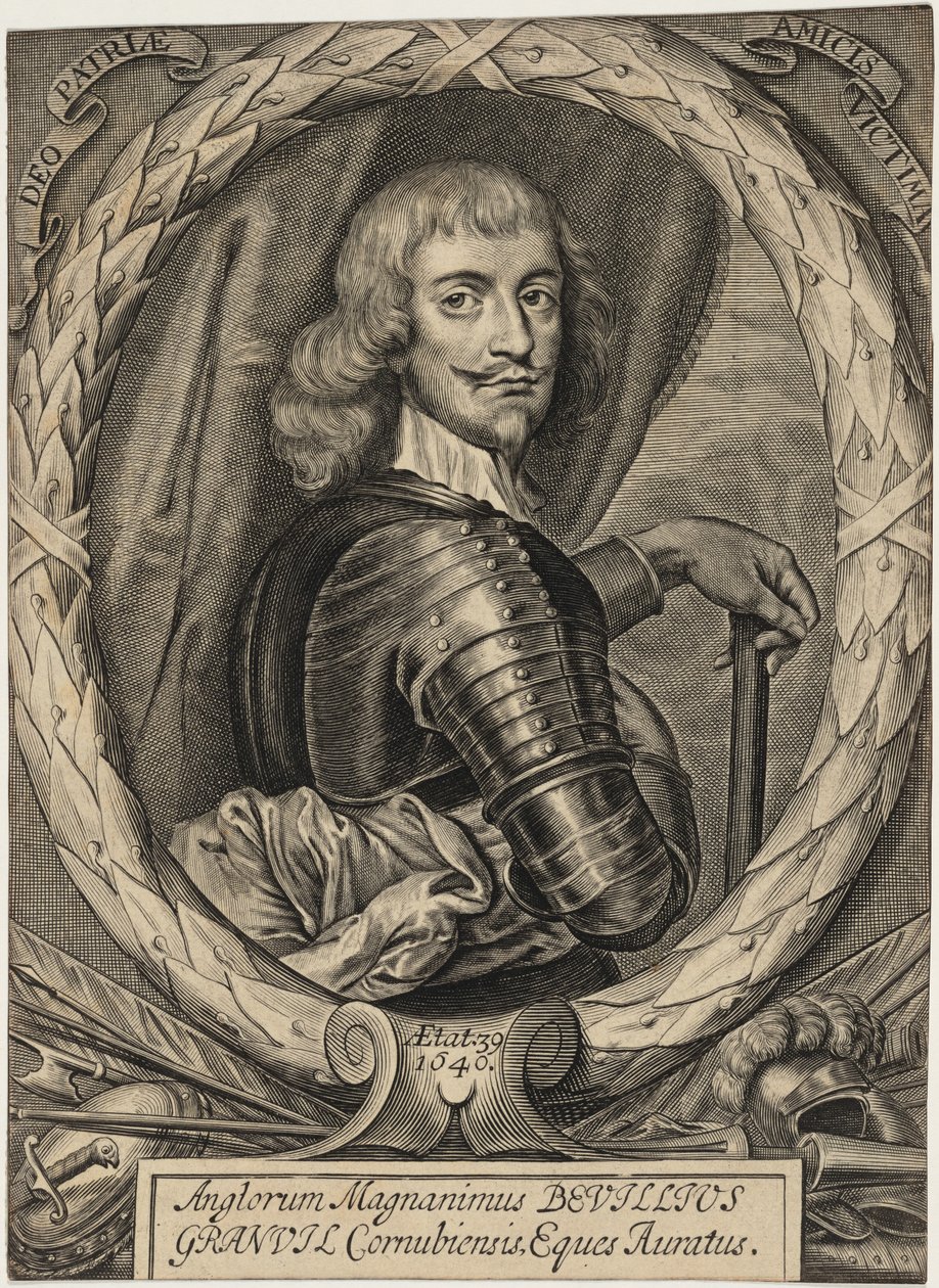 Sir Bevil Grenville od William Faithorne