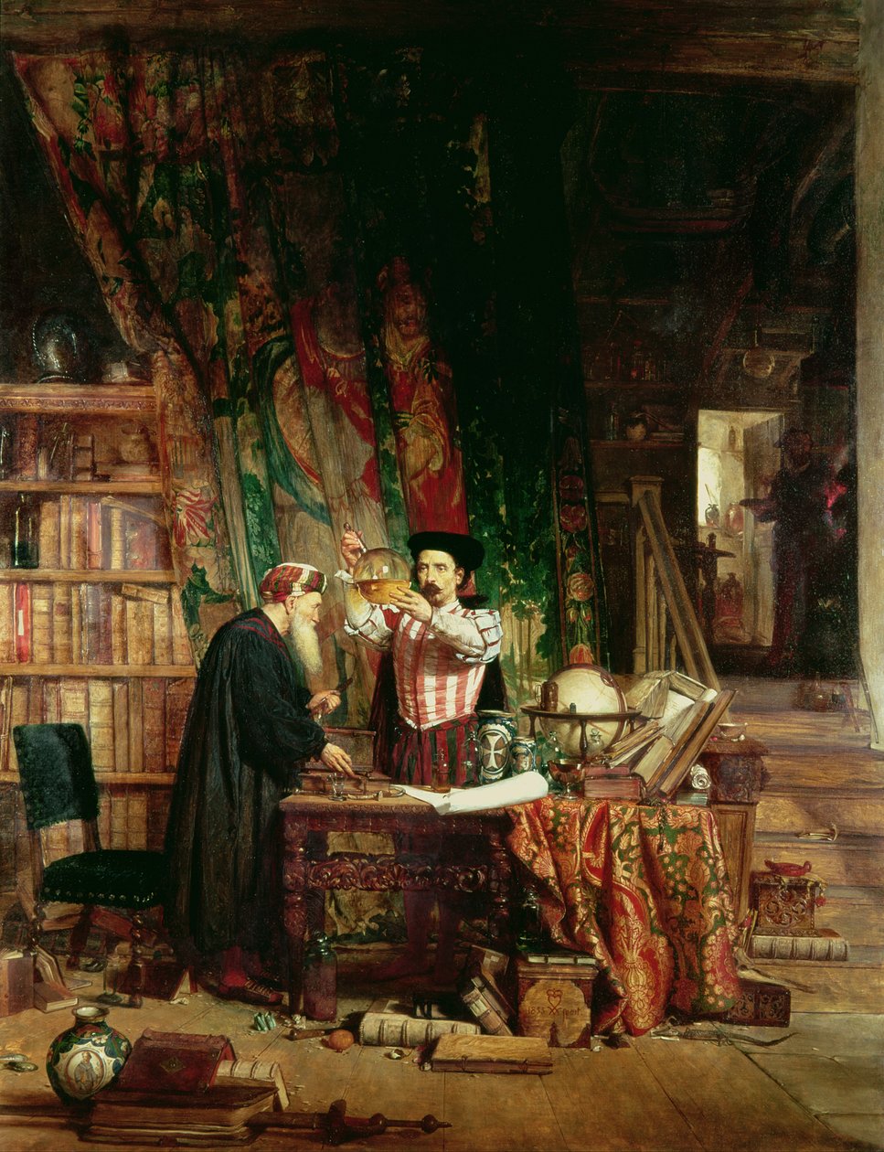 Alchymista, 1853 od William Fettes Douglas
