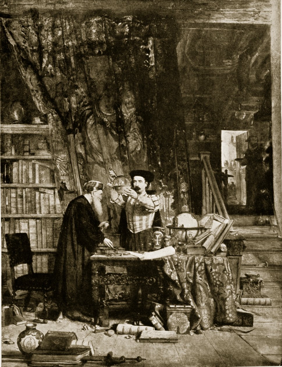 Alchymista, ilustrace z 
