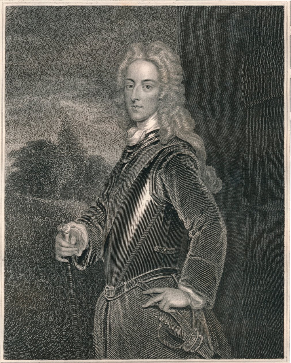 John, vévoda z Montagu, počátek poloviny 19. století. od William Finden