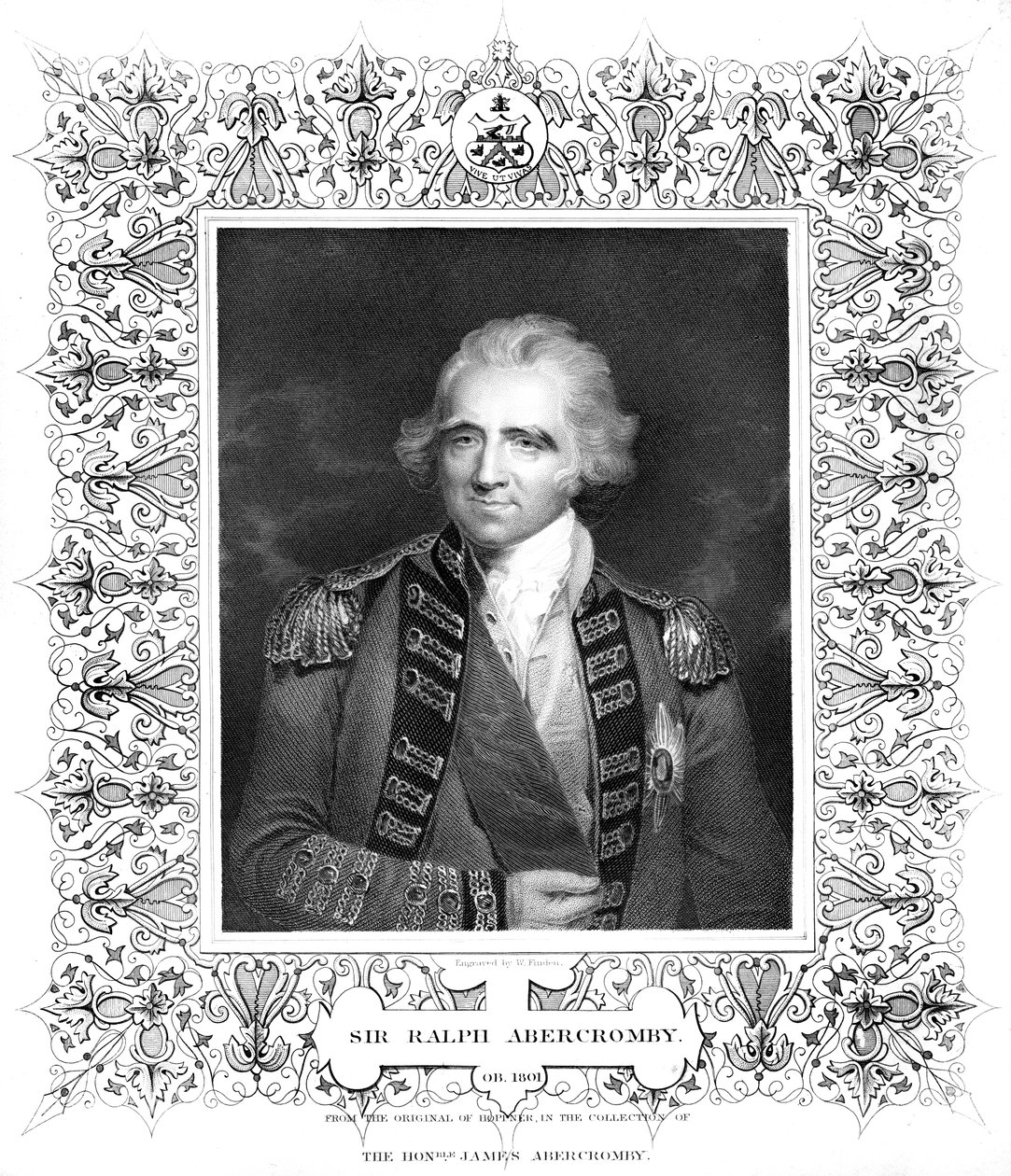 Sir Ralph Abercromby, britský generál. od William Finden