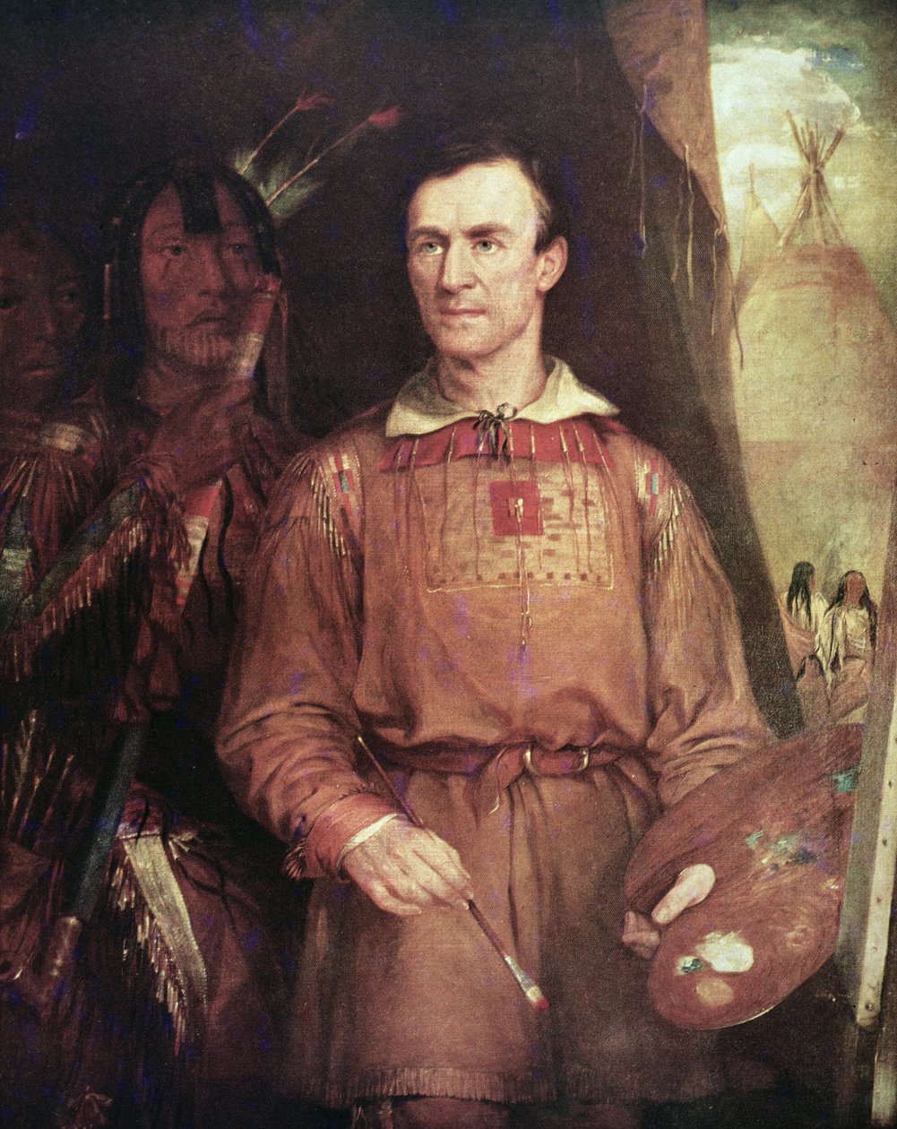 George Catlin (1798-1872) 1849 (olej na plátně) od William Fisk