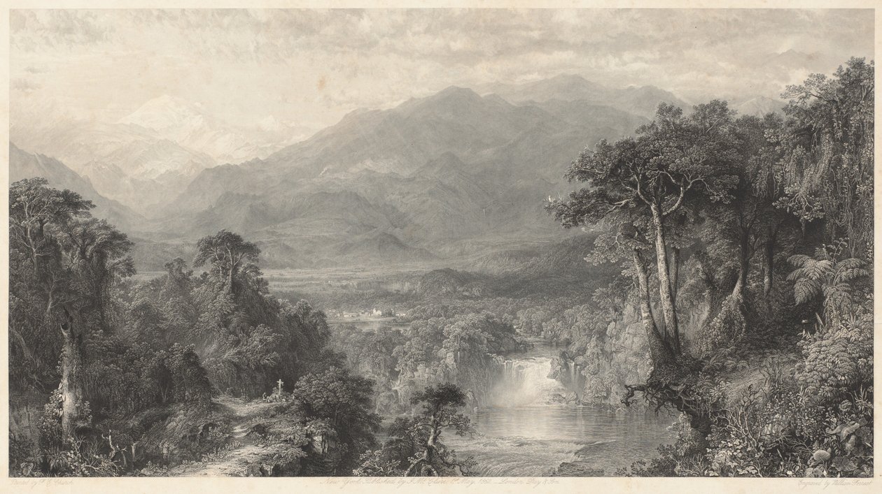 Srdce And od William Forrest, after Frederic Edwin Church