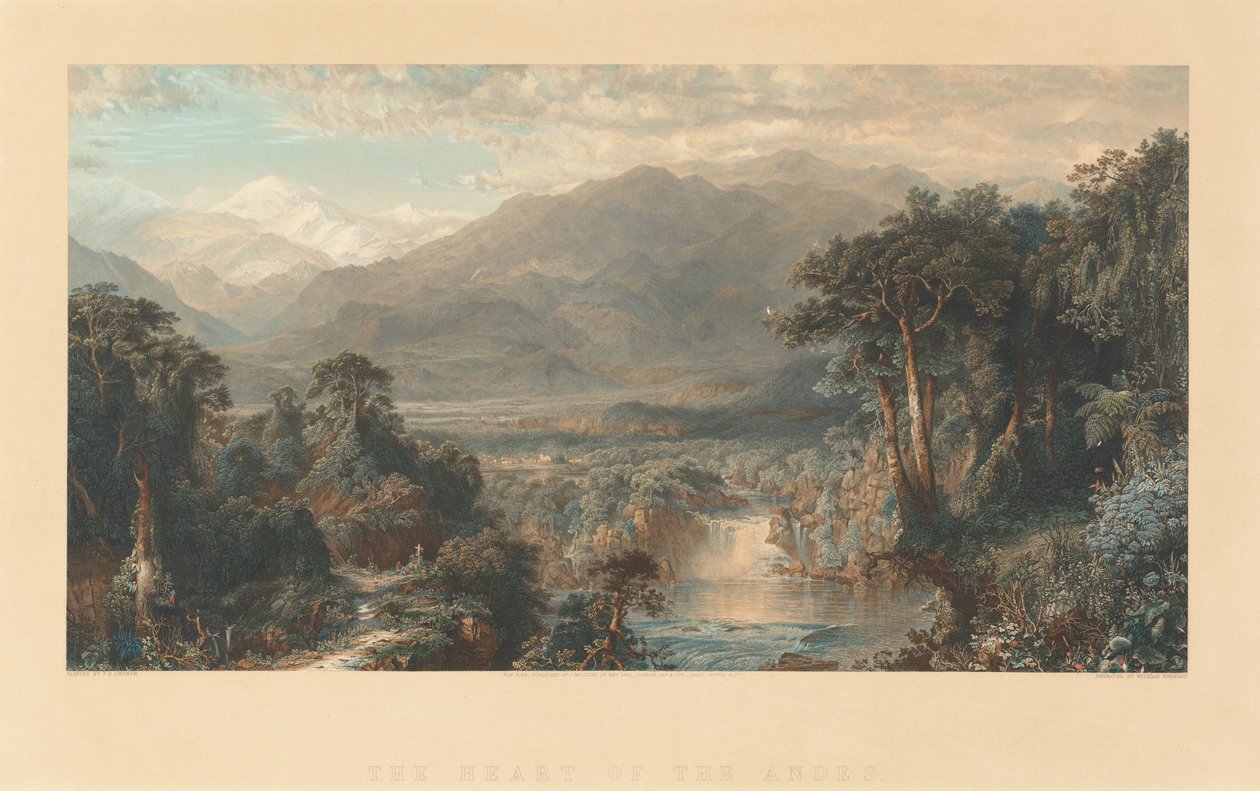 Srdce And od William Forrest, after Frederic Edwin Church