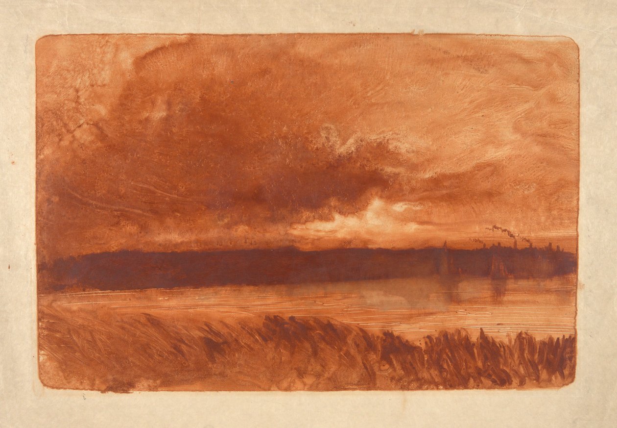 Riverscape, New Haven od William Fowler Hopson
