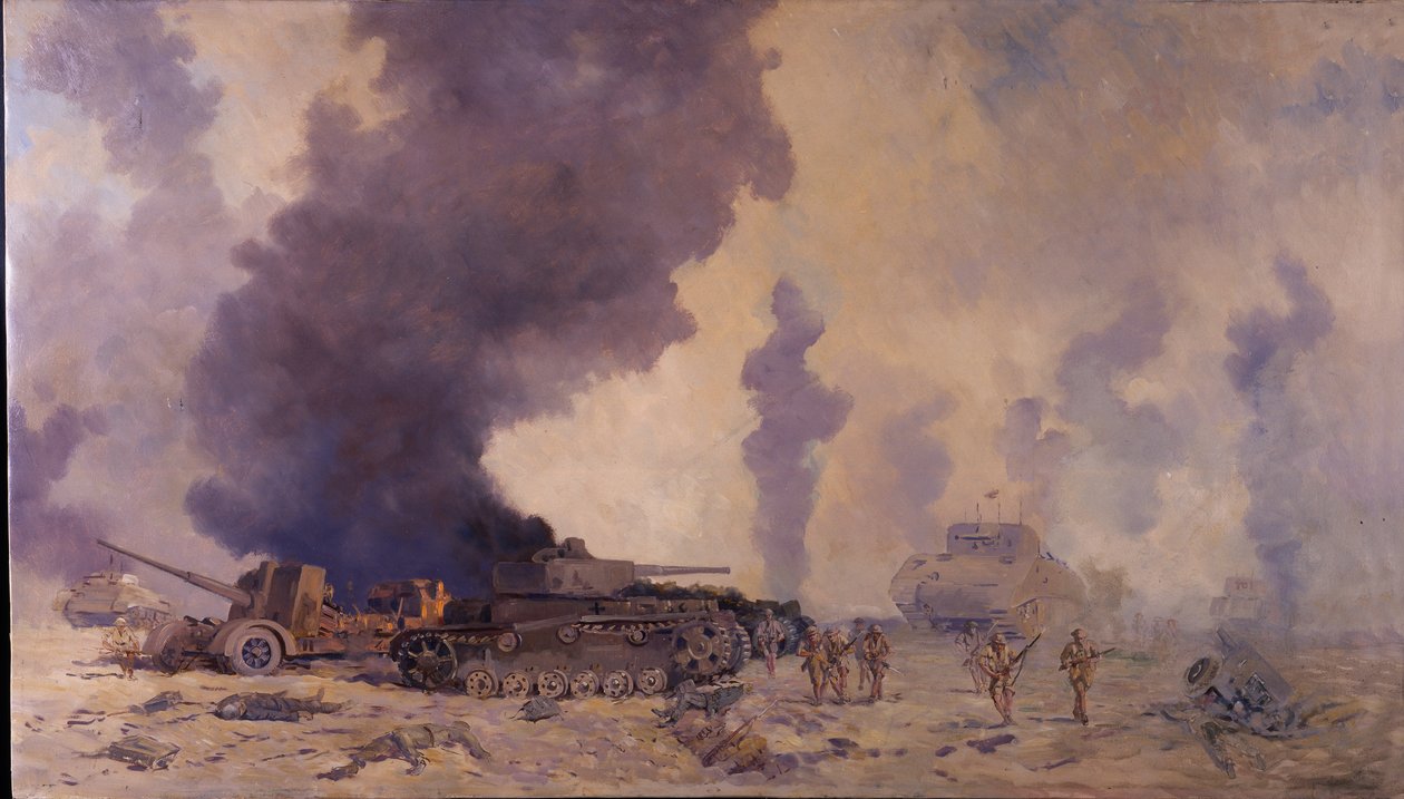 Bitva u El Alameinu od William Francis Longstaff