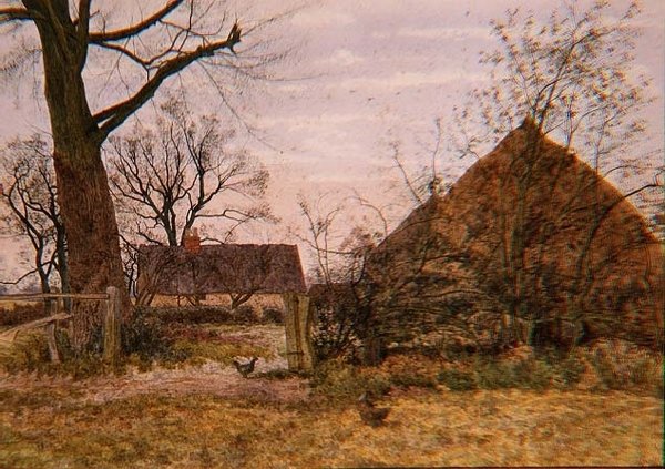KO514 Vzdálenost od města (akvarel) od William Fraser Garden