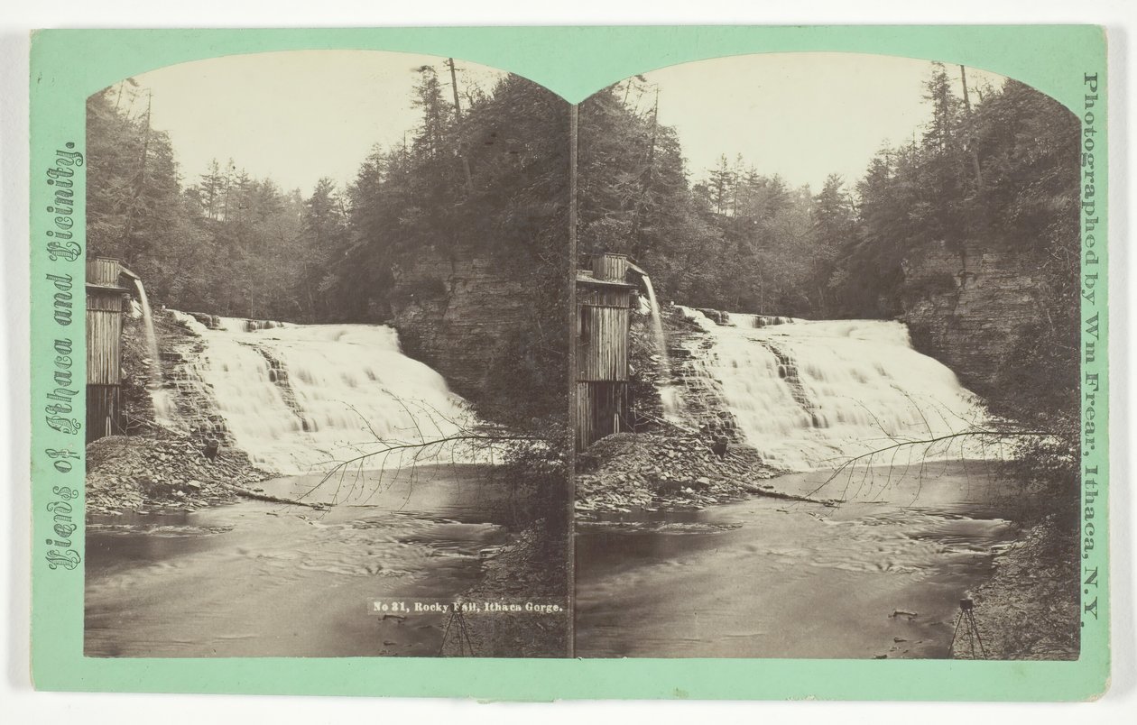 Rocky Fall, Ithaca Gorge, konec 19. století. od William Frear