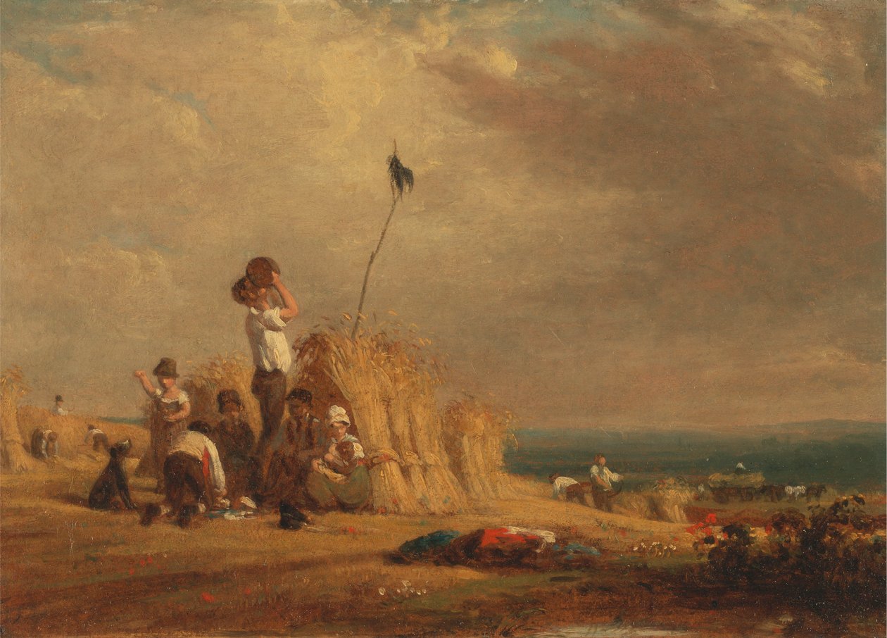Polední odpočinek, sklizeň od William Frederick Witherington