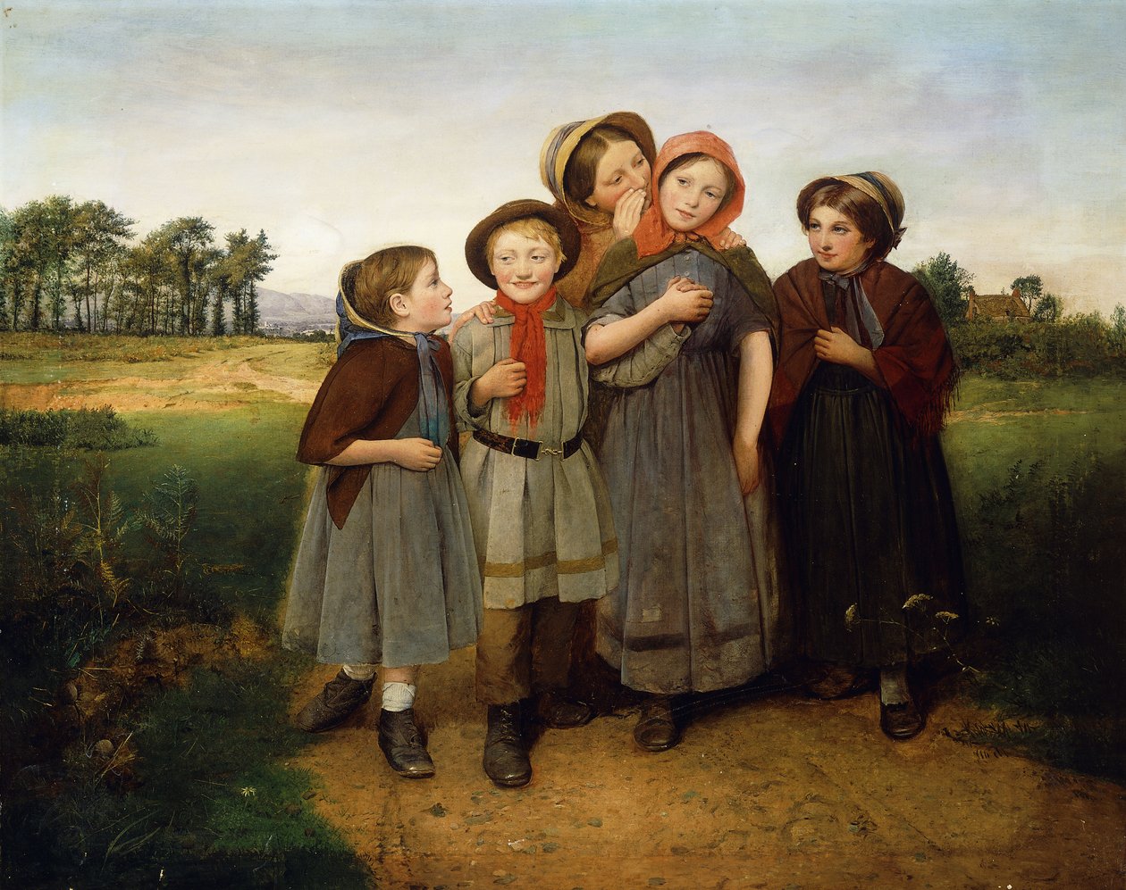 Tajemství, 1855 od William Frederick Witherington