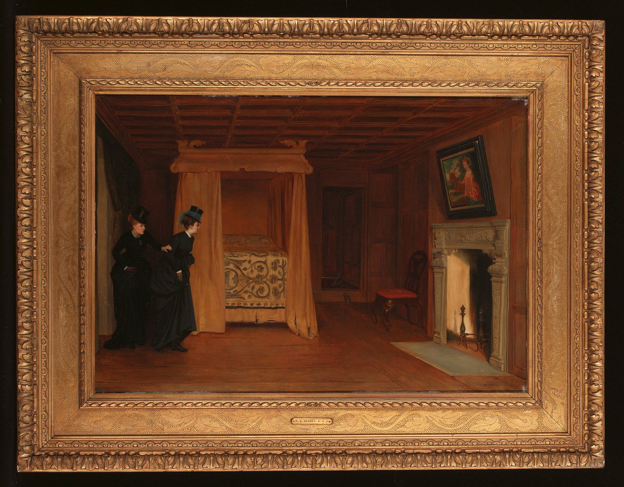 Návštěva strašidelné komnaty, 1869 od William Frederick Yeames