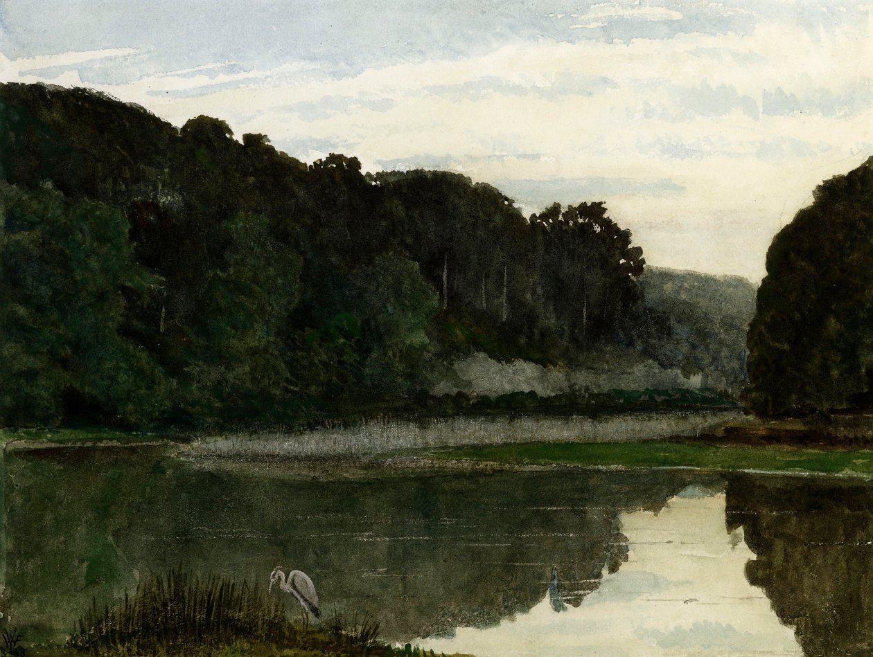 Krajina s volavkou, 1868 od William Frederick Yeames