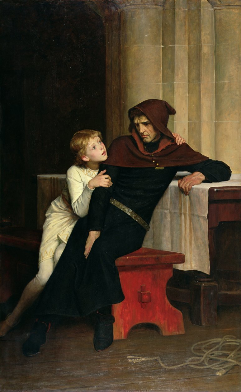 Princ Arthur a princ Hubert od William Frederick Yeames