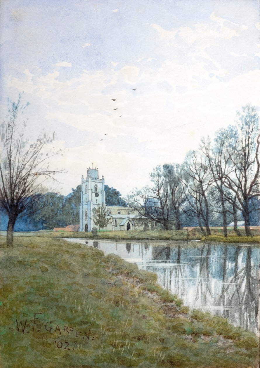 Kostel svatého Jakuba, Hemingford Grey od William Garden Fraser