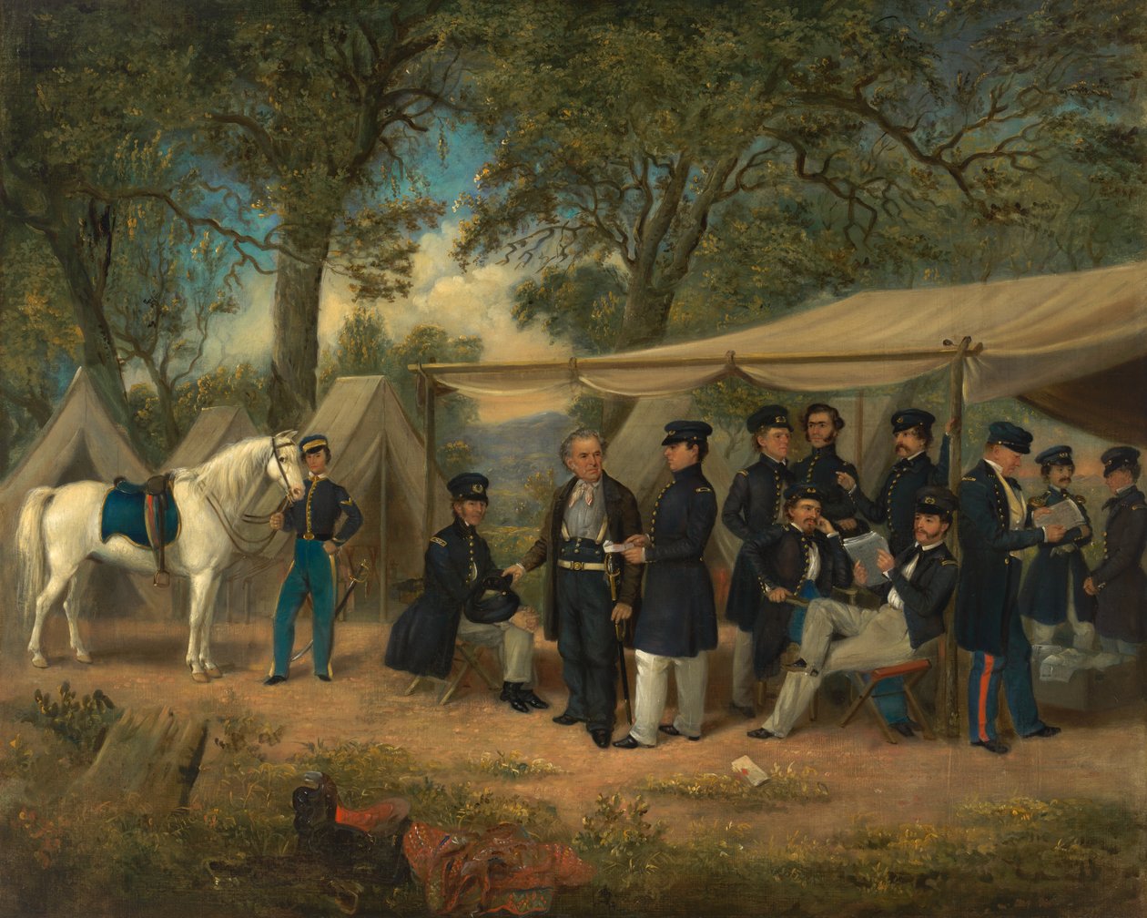 Zachary Taylor ve Walnut Springs, 1847. od William Garl Browne