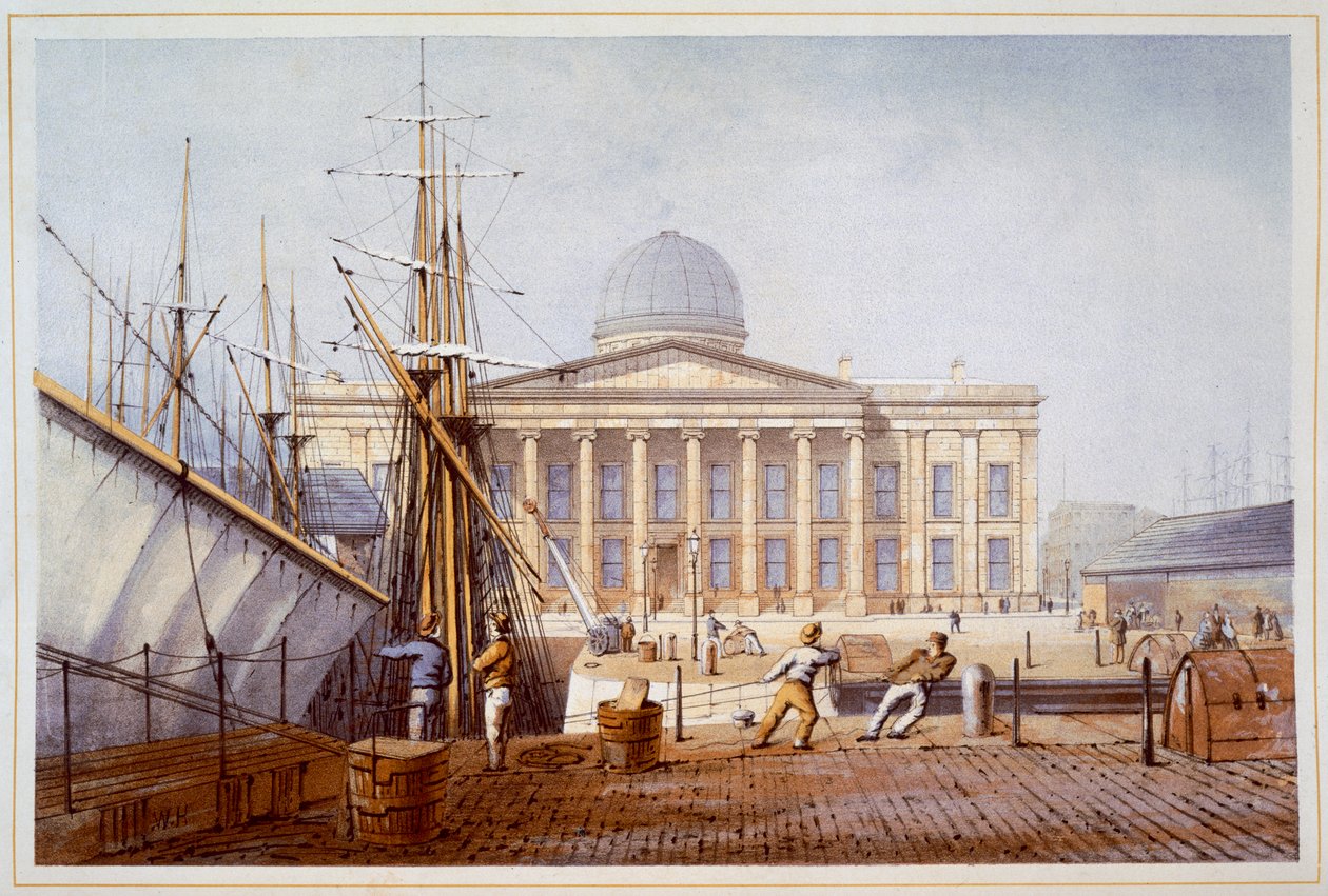 The Customs House and Revenue Building, Liverpool, 1864 od William Gawin Herdman