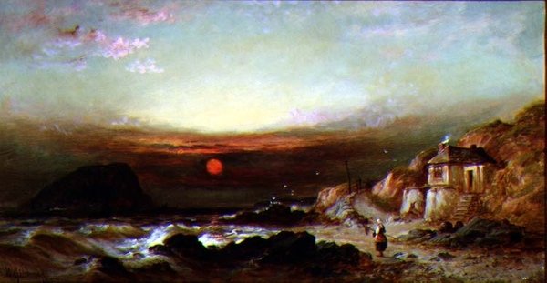 Mewstone Rock z Wembury od William Gibbons
