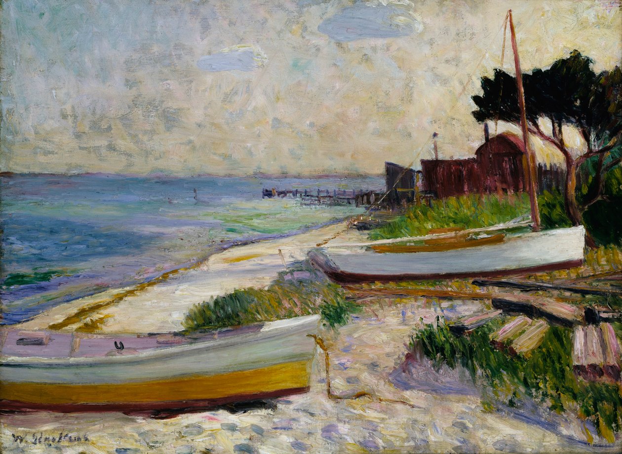 Plážová scéna od William Glackens