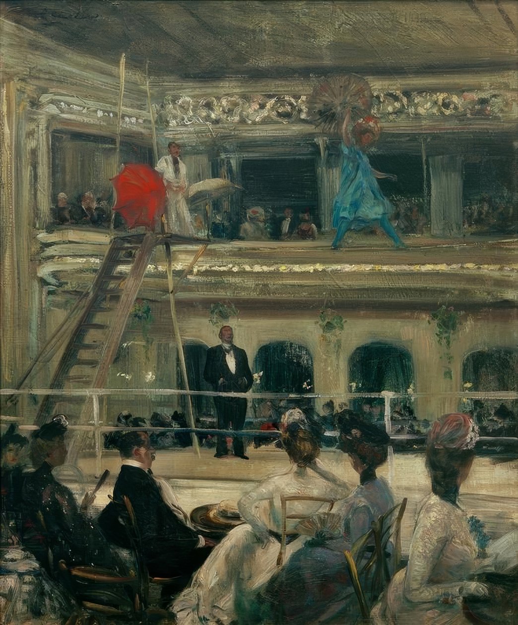Hammersteinova střešní zahrada od William Glackens