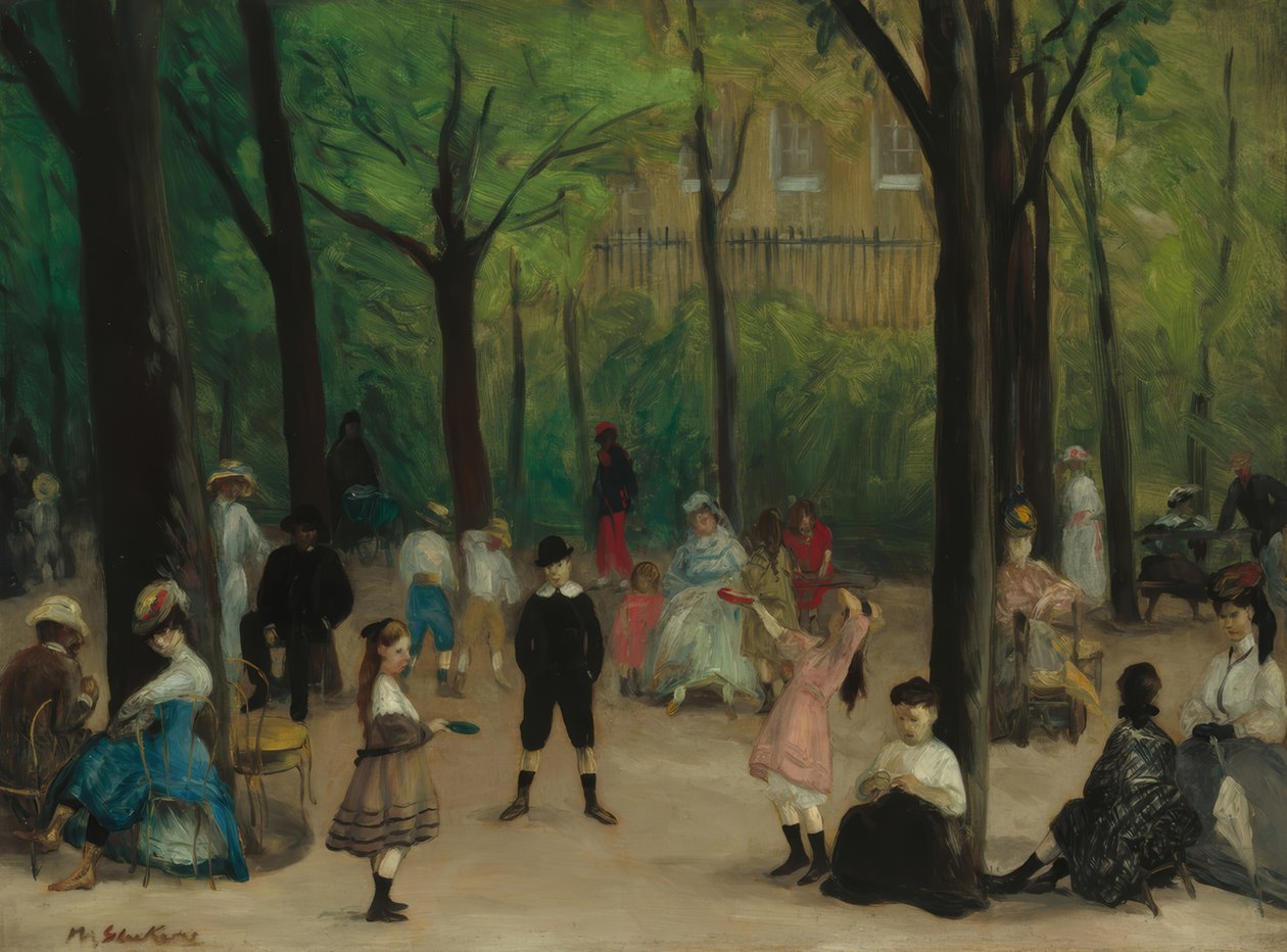 Lucemburská zahrada od William Glackens