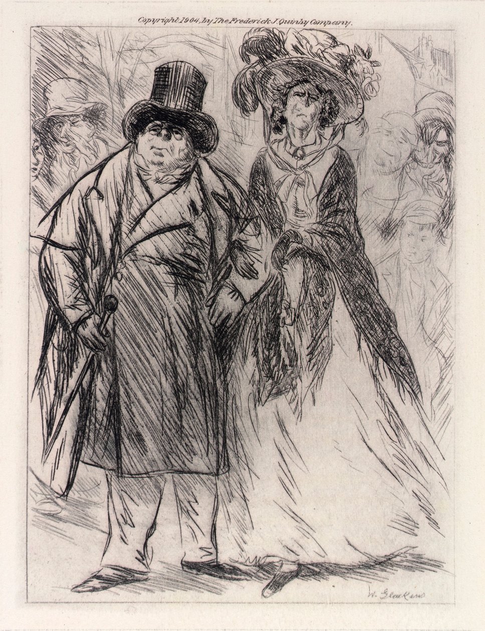 Manželé Molletovi od William Glackens