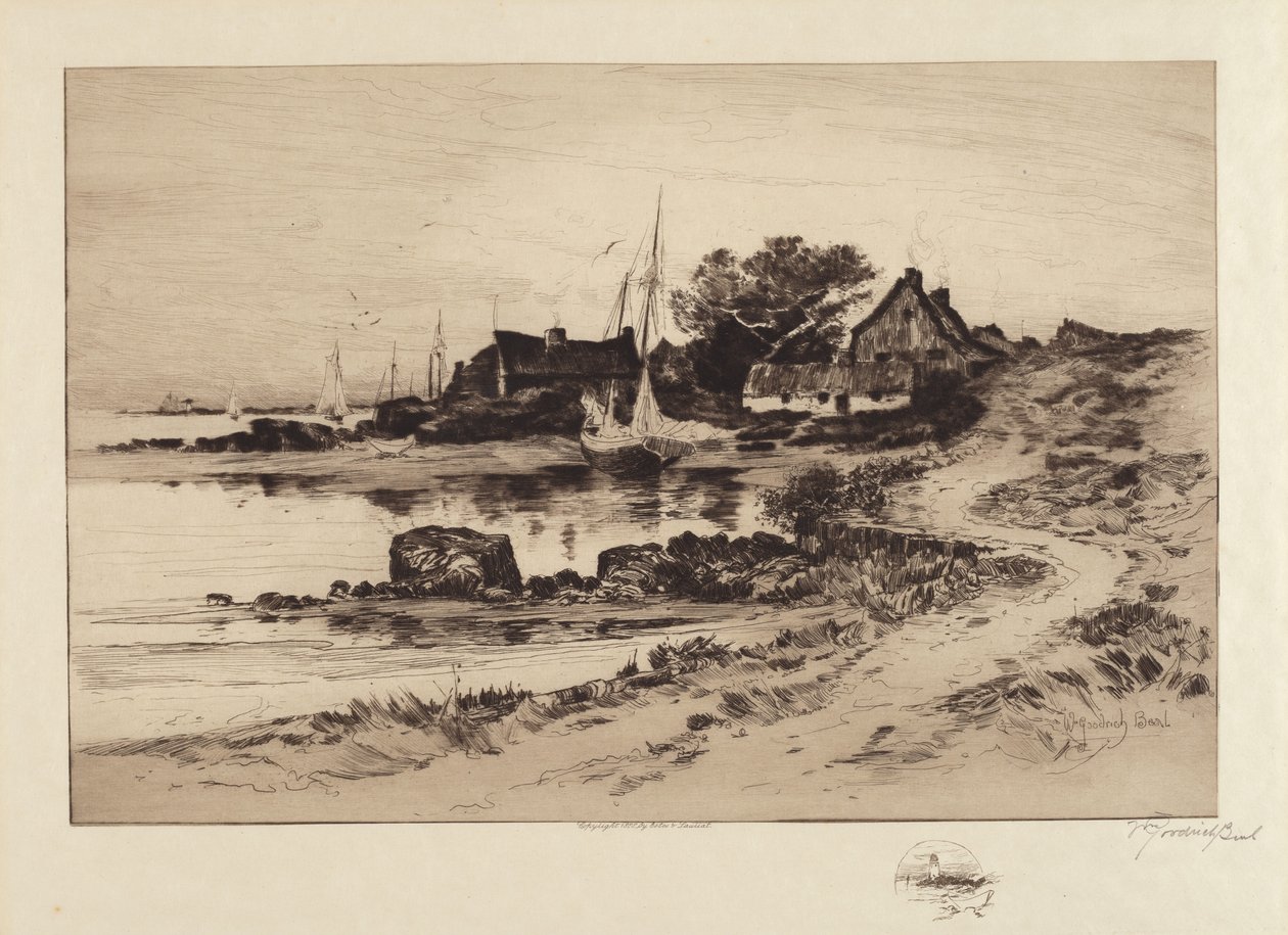 Staré Gloucester Shore od William Goodrich Beal