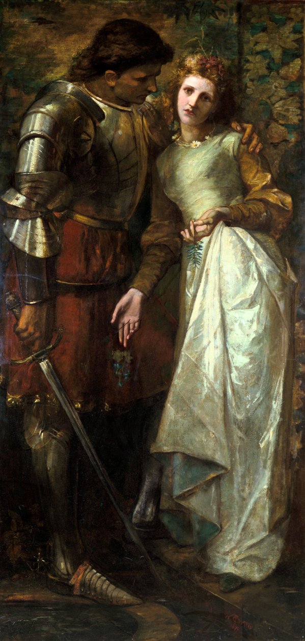 Ofélie a Laertes nebo Ofélie Tady je Rosemary, 1879. od William Gorman Wills