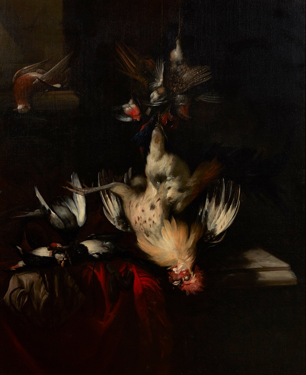 A Still Life of Dead Game and Songbirds (olej na plátně) od William Gowe Ferguson