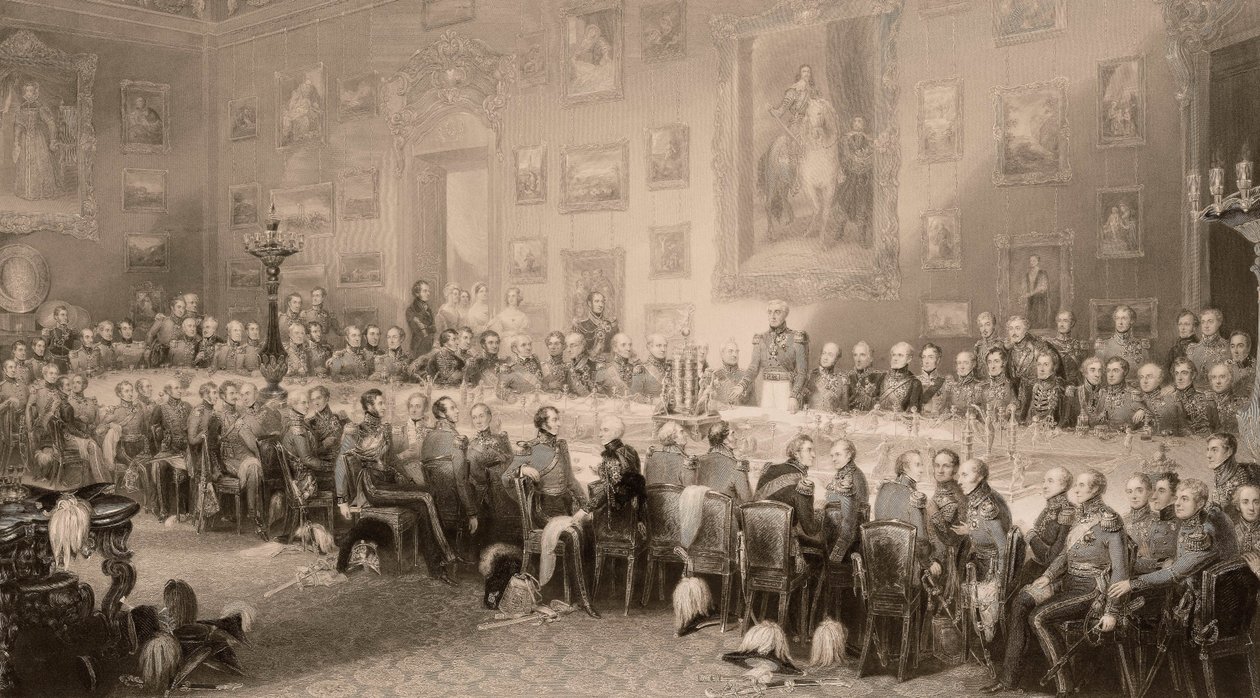 Waterloo Banket v Aspley House 18. června 1836. od William Greatbach