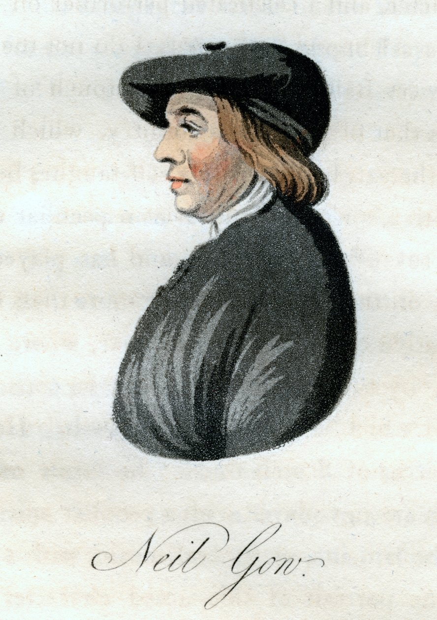 Neil Gow, skotský hráč na housle, 1800. od William Green