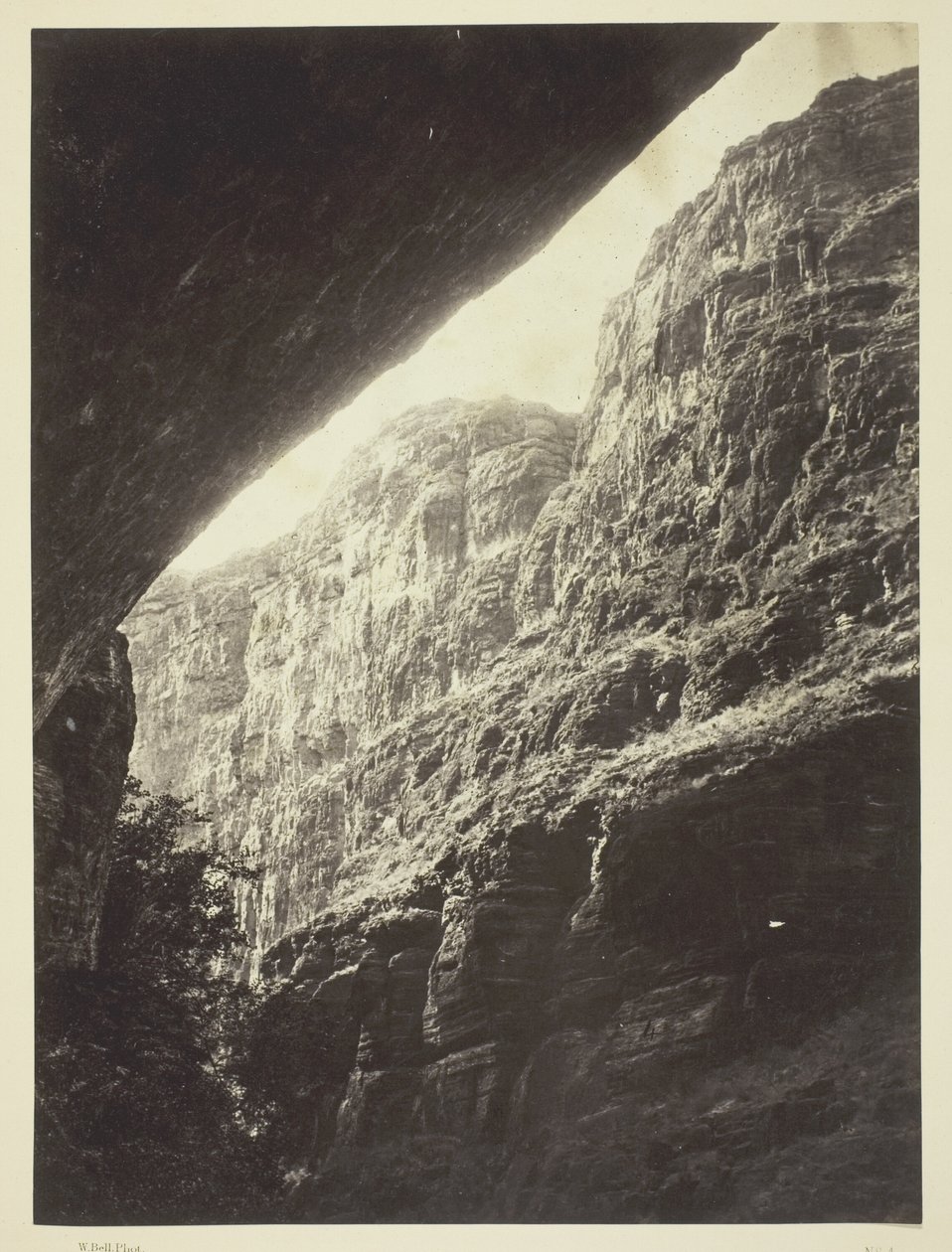 Kaňon Kanab Wash, řeka Colorado, pohled na jih od William H. Bell