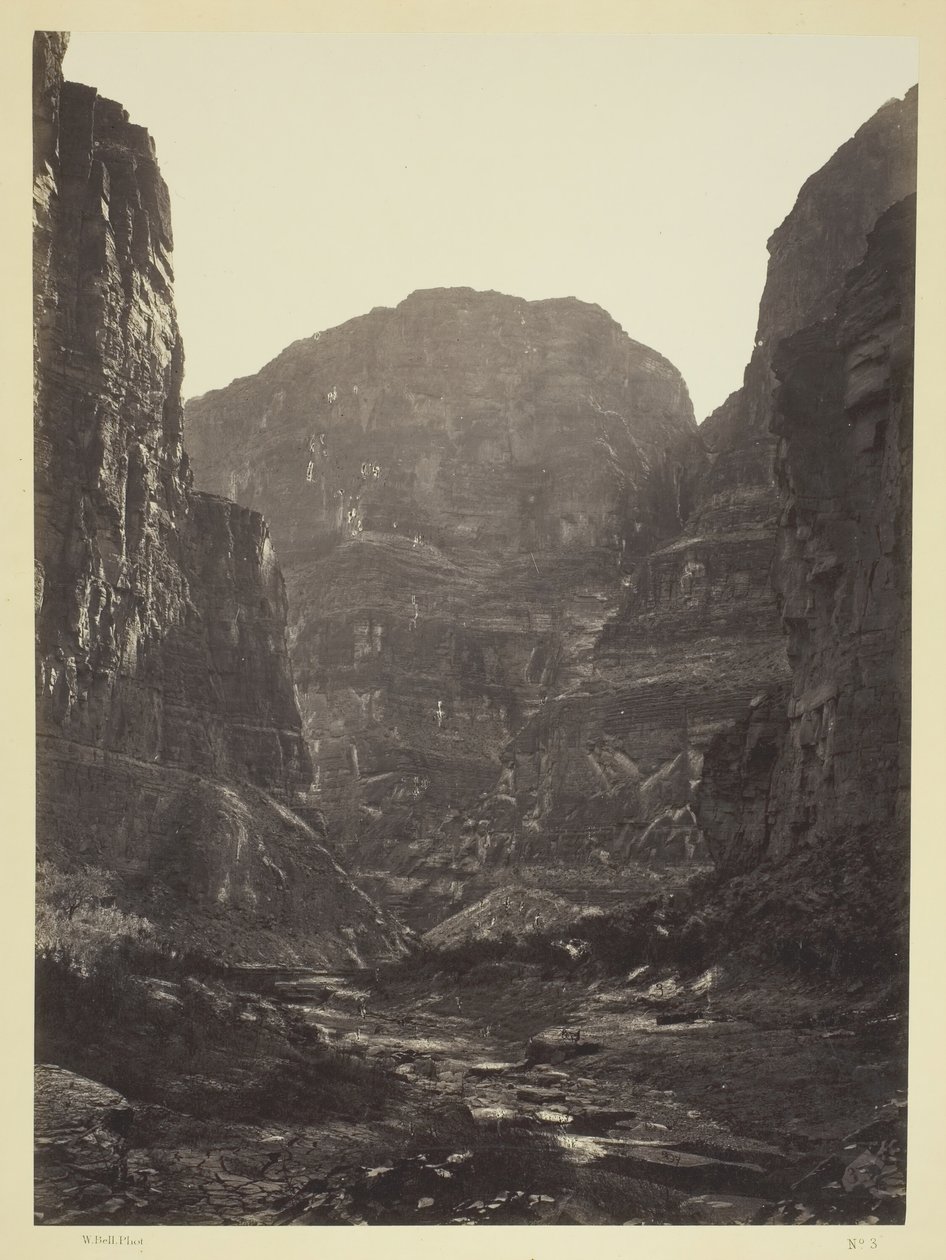 Kaňon Kanab Wash, Colorado River, Pohled na jih, 1872. od William H. Bell