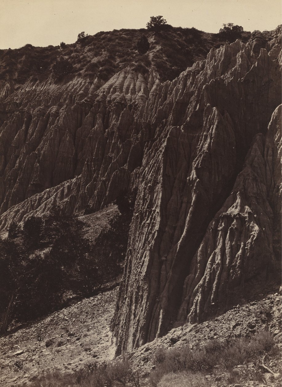 Rain Sculpture, Salt Creek Canon, Utah, 1872. od William H. Bell