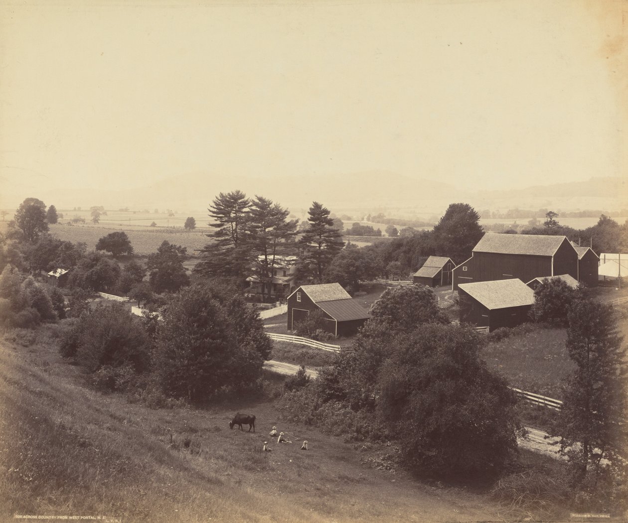 Napříč zemí z West Portal, N.J. od William H. Rau