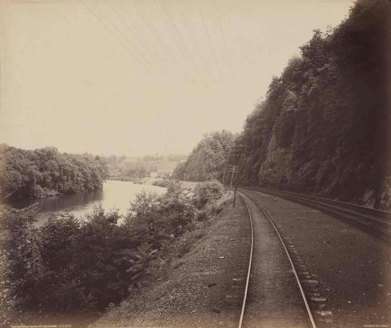 Rockdale Curve, On the Lehigh od William H. Rau