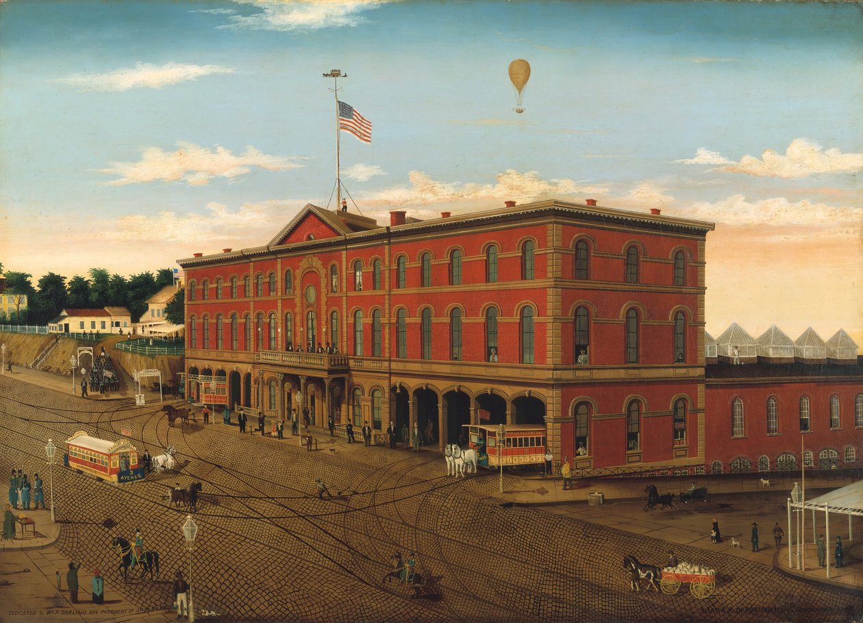 Třetí Avenue Railroad Depot, ca. 1859-60. od William H Schenck