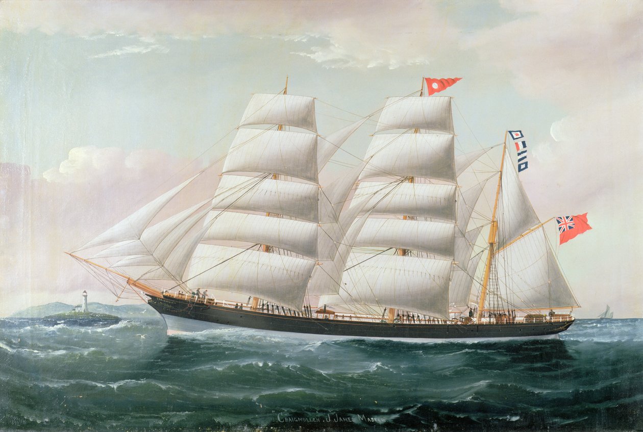 Craigmullen, mistr J. James, 1892 od William H. Yorke
