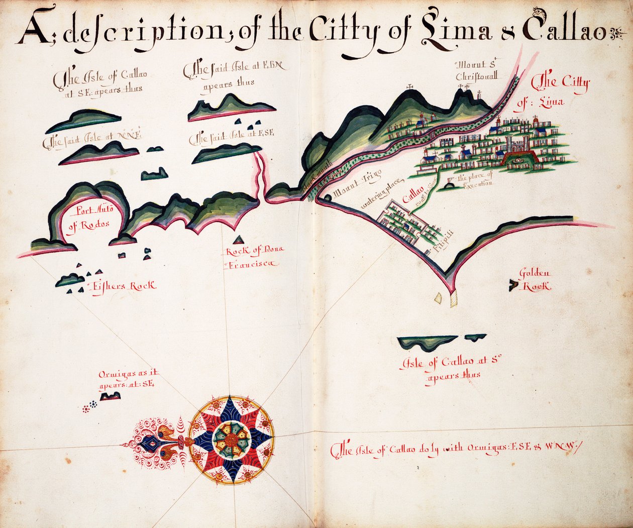 Mapa Limy a Callao od William Hack