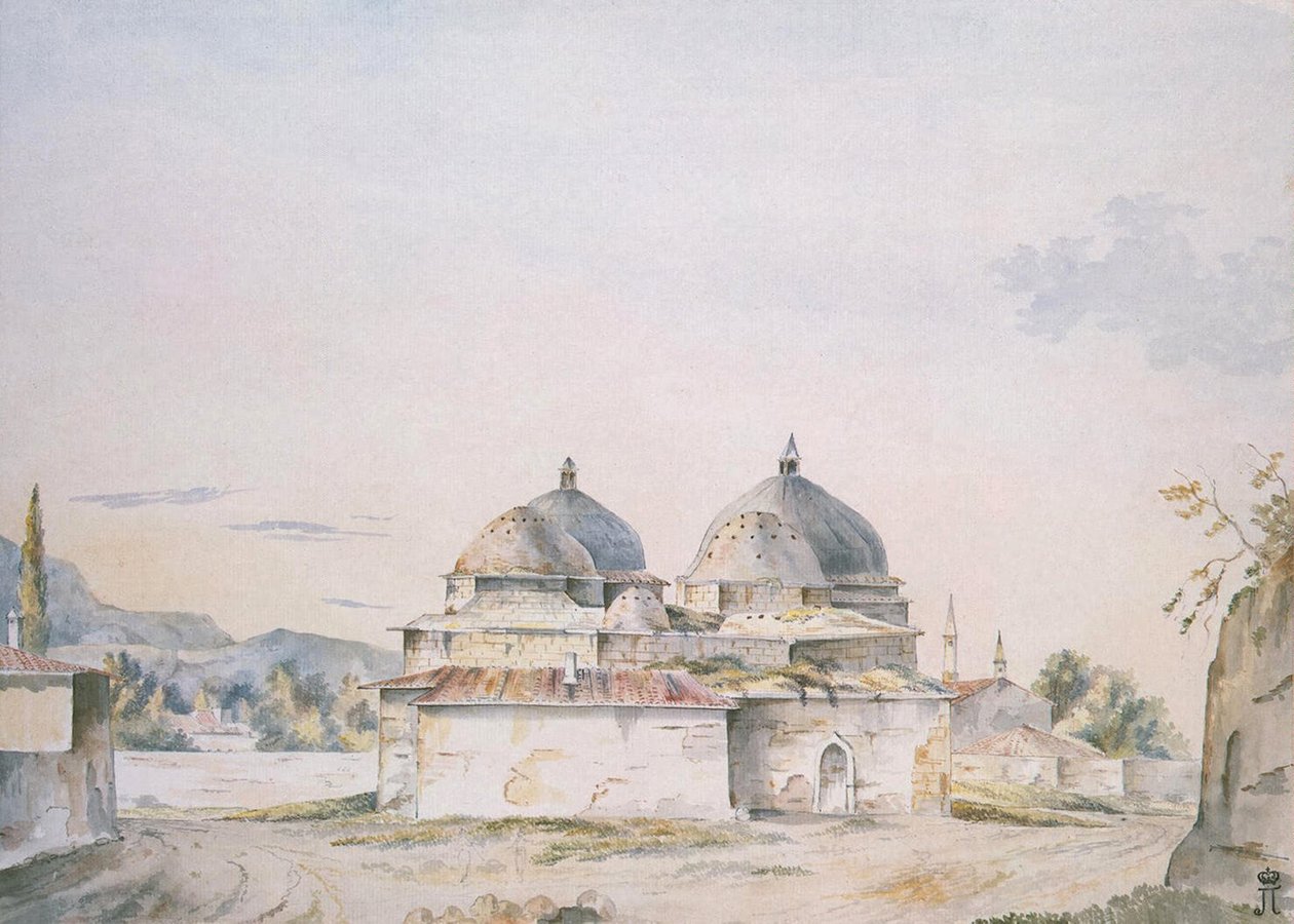 Lázně v Bakhchisaray, 1787 od William Hadfield