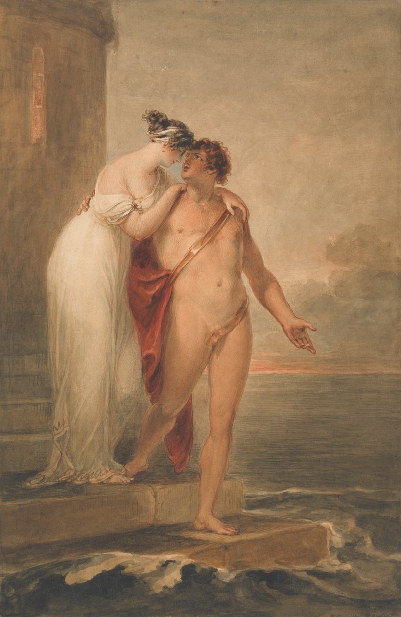 Hrdina a Leander od William Hamilton