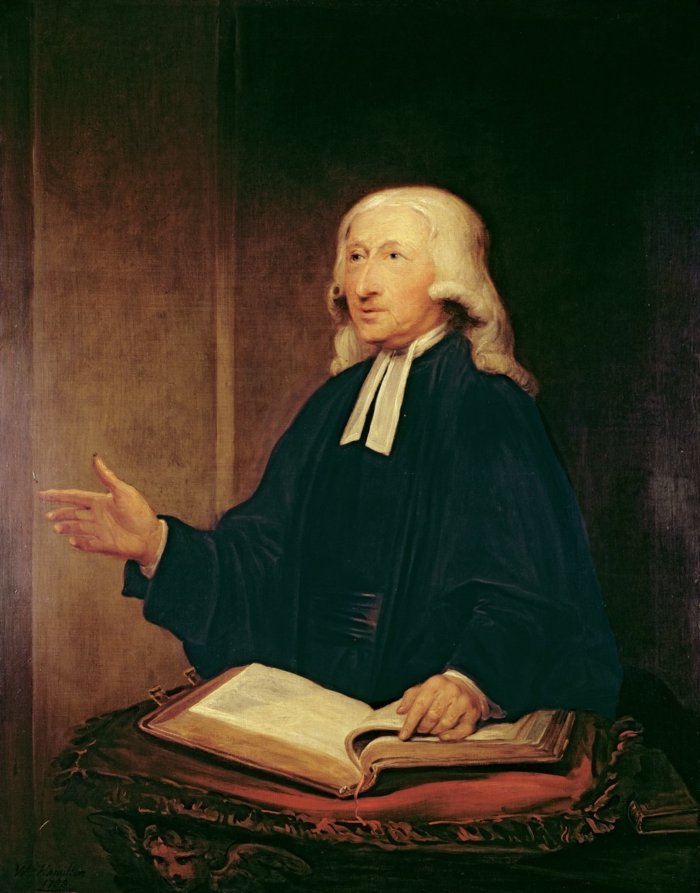 Portrét Johna Wesleyho (1703-1791) 1788 od William Hamilton