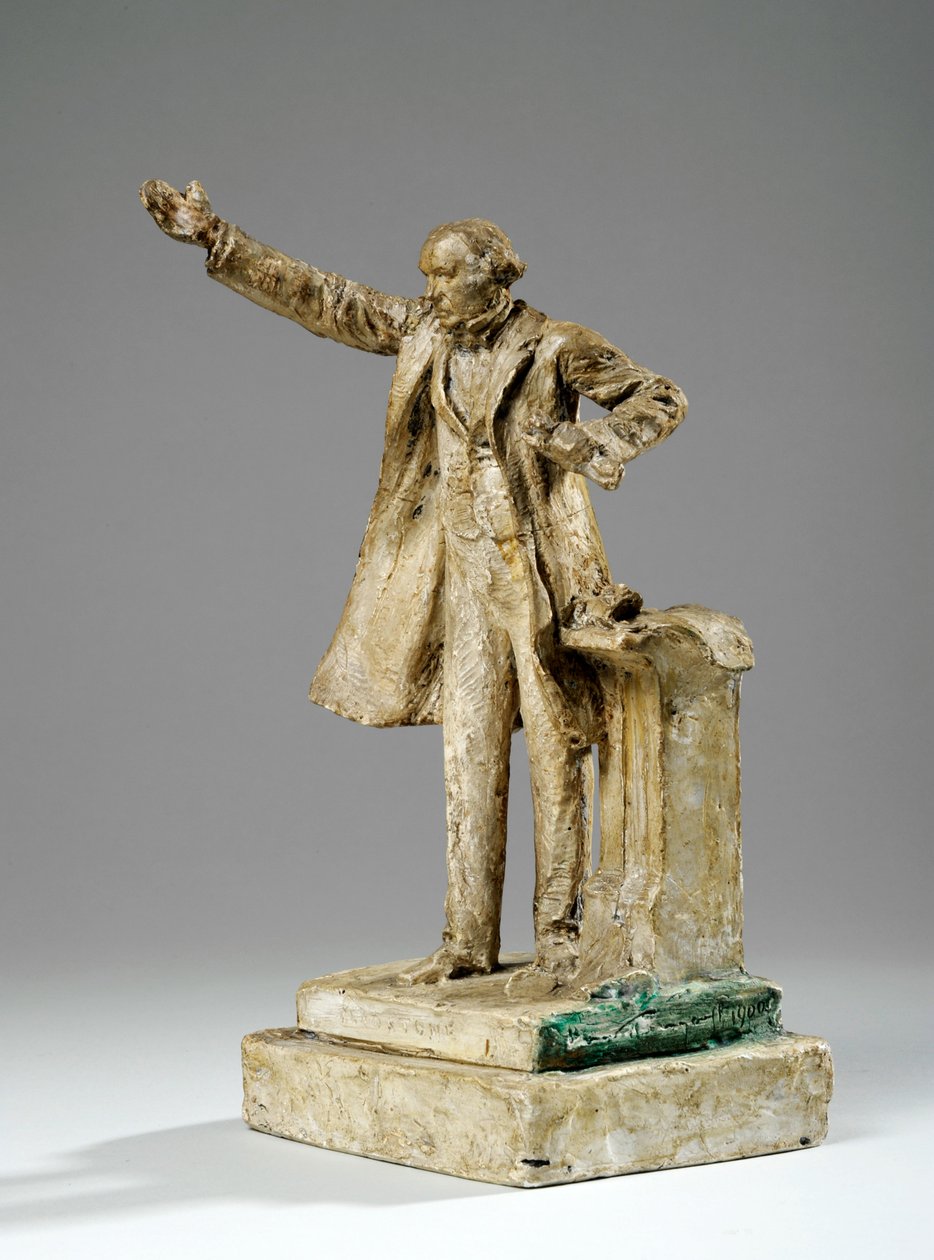 Maketa pro sochu Williama Ewarta Gladstone on the Strand, Londýn, kolem roku 1905 (sádra) od William Hamo Thornycroft