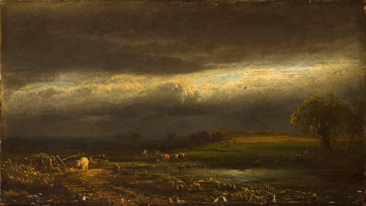 Coming Storm, Lake Cayuga (N.Y.) od William Hart