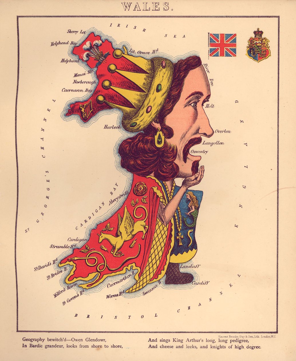 Zeměpisná legrace - humorné nástiny různých zemí s úvodem a popisnými řádky LOC 84675540-8 od William Harvey