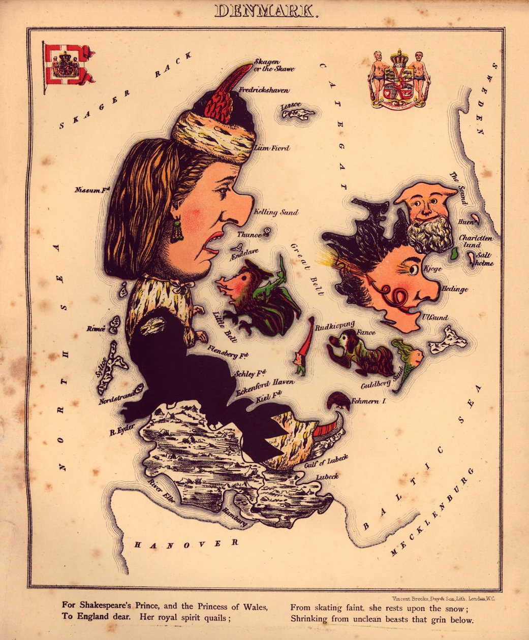 Zeměpisná legrace - humorné nástiny různých zemí s úvodem a popisnými řádky LOC 84675540-16 od William Harvey