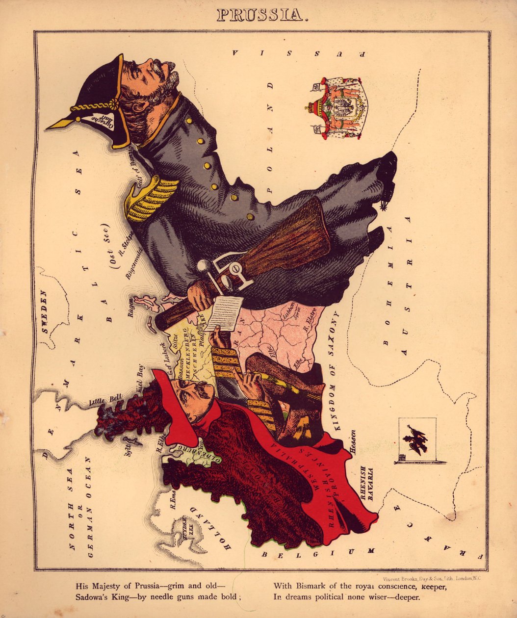 Zeměpisná legrace - humorné nástiny různých zemí s úvodem a popisnými řádky LOC 84675540-13 od William Harvey